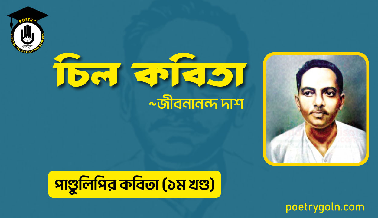 চিল কবিতা । জীবনানন্দ দাশ । পাণ্ডুলিপি কাব্যগ্রন্থ,২০০৫