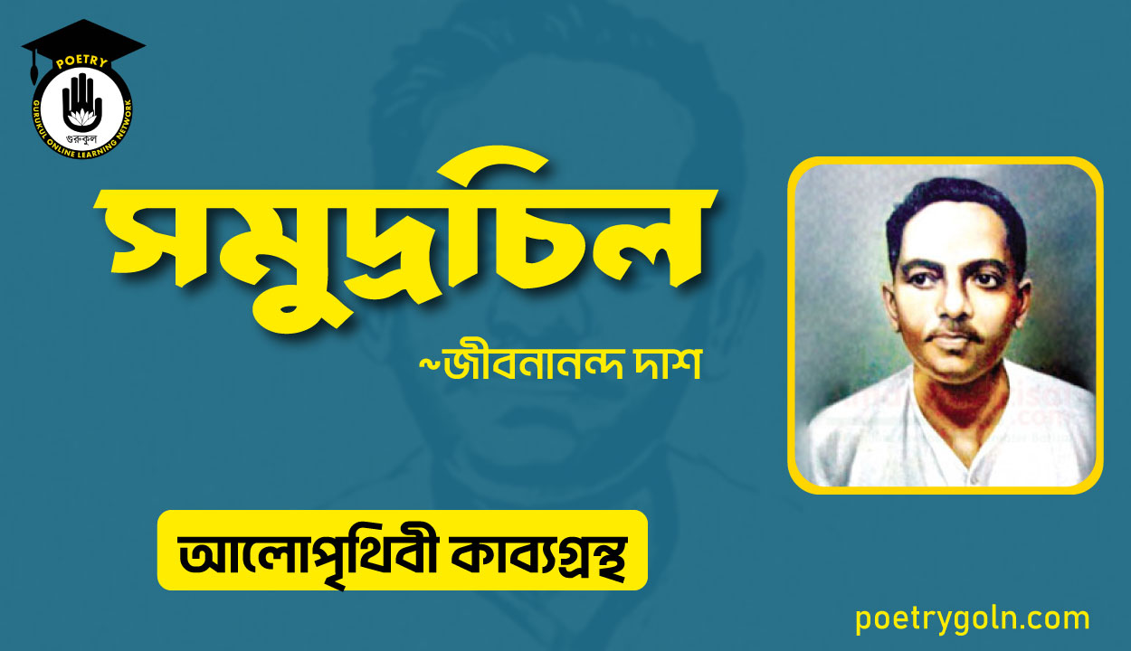 সমুদ্রচিল কবিতা । জীবনানন্দ দাশ । আলো পৃথিবী কাব্যগ্রন্থ,১৯৮১